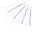 16Pièces Kit Tzitzit Clip-on Tallit Bleu Corde De Prière 3
