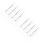 16Pièces Kit Tzitzit Clip-on Tallit Bleu Corde De Prière 6