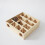Hamster Accessory Khaki Square Wooden Indoor Play 1Pack 8
