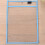2 buste portadocumenti trasparenti cancellabili da appendere, colore blu. 6