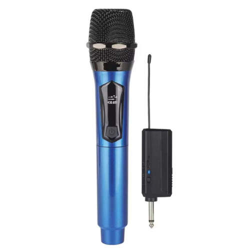 Wireless Handheld Microphone High Quality with Receiver Power  for Stage Performance Karaoke Singing Style:A