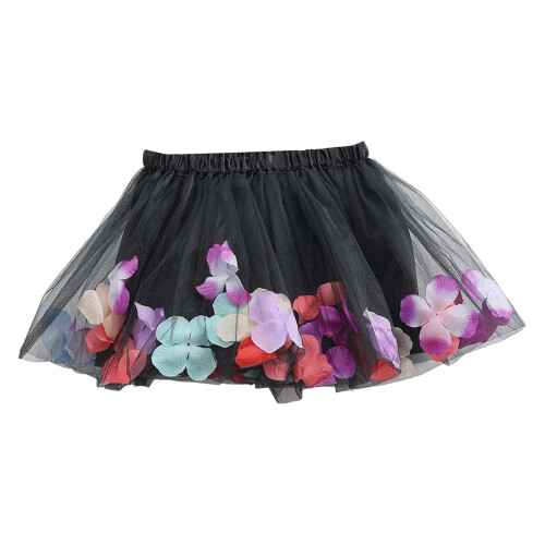 Sort Puffy Tyl Tutu Nederdel til Piger 2