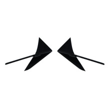 Front Bumper Side Spoiler Trim Sticker for   A90 A91 2019-2025 Front Side Air Vent Cover Trim Accessories