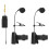 Wireless Saxophone Microphone System, Clip  Instrument Microphone for Saxophones 2 Microphone 1