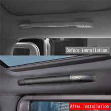 Almofadas de Proteção de Couro para Alça de Teto de Carro com Esponja para ALPHARD/VELLFIRE 40 Series 2023+ Acessórios Internos