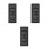 3Pcs Black Compact Cigar Humidifier Box with Flavor Preservation 10