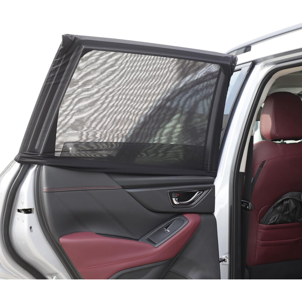 100% Bug Protection Mesh Car Curtains, Compatible With Subaru Forester 2013Â2024, Breathable Door/Window Nets For Camping Â 2Pcs 9104899397263