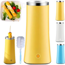 Cuiseur à œufs électrique à tube, appareil à omelettes et à rouleaux de saucisses vertical avec revêtement antiadhésif – Machine à