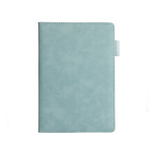 MOQIN Blanco Notitieboek – 260 pagina's, gelinieerd, A5, harde kaft, leer, voor schrijven en notulen (A6-optie: 192 pagina's)