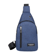 Geantă crossbody compactă pentru femei și bărbați, rezistentă la apă, port pentru căști, curea reglabilă, rucsac ușor de 0,17 kg -