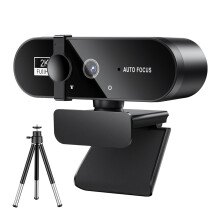 Cámara web para PC, mini cámara web con micrófono USB, cámara web con enfoque automático 4K2K1080P Full HD para ordenador portátil, alta