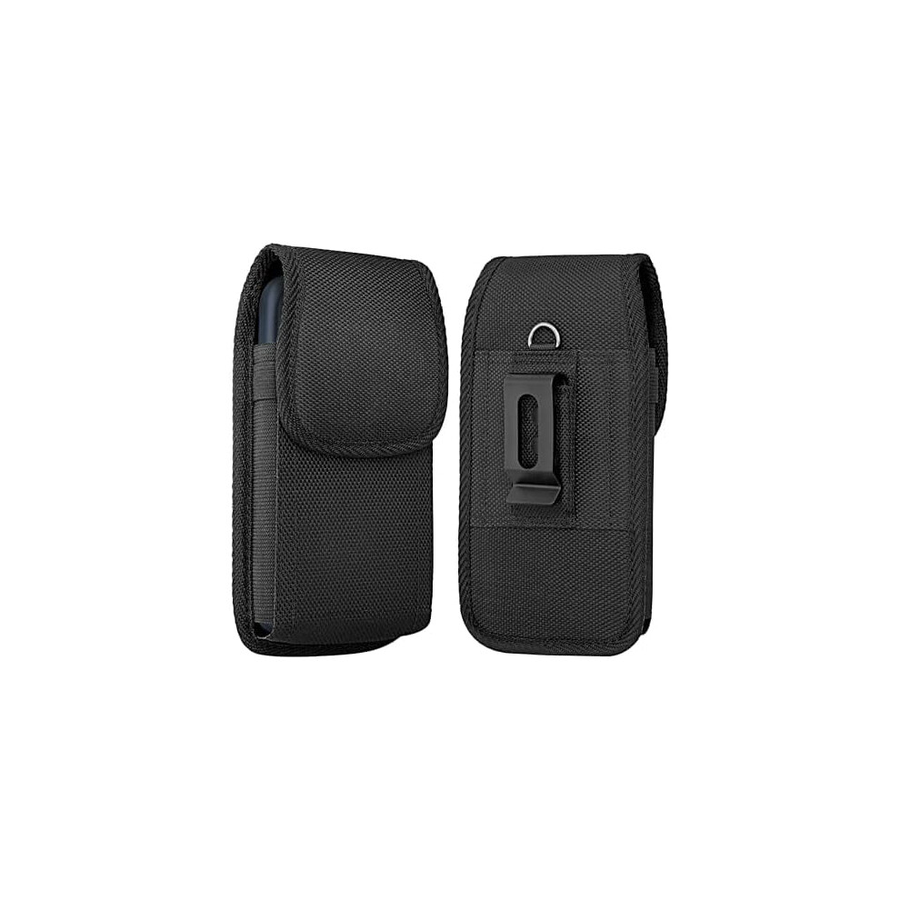 Holster For Large Iphones: Compatible With Iphone Plus, Pro Max Models 16Â11, Xs Max Â Nylon Belt Clip Case (Fits Otterbox), Black 9104899394132