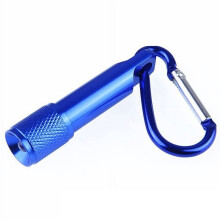 Lanternă portabilă sport cu carabină cu LED pentru exterior, mini, cu clemă, breloc
