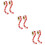 Stickers Bronzage Rouge Autocollants Décor Corps 9