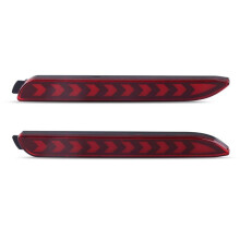 LED Rear Bumper Brake Tail Light Sequential Turn Signal Lamp for Camry Vellfire Innova Alphard RX300
