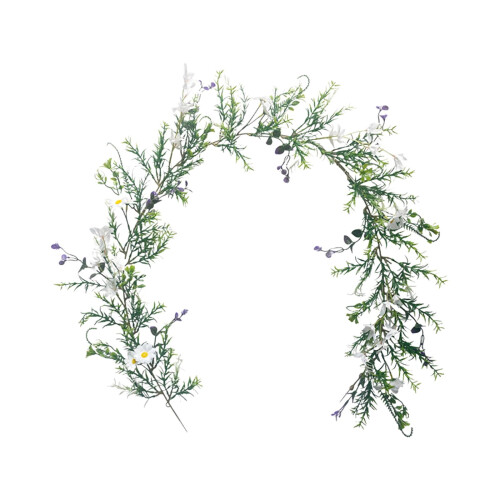 Πασχαλινή γιρλάντα Faux Spring Vine με πασχαλινά αυγά, μούρα για ρουστίκ διακόσμηση