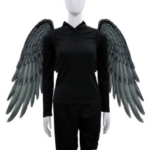 3D-Engelsflügel aus Vliesstoff für Halloween-Partys und Cosplay-Kostüme – Accessoires für Erwachsene (Männer und Frauen)