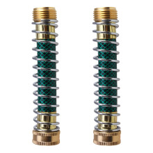 Protetor de Mangueira com Mola, Adaptador de Acoplamento, Conector de Latão Grátis para Jardim