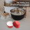 ACDANC mini muffinsformar non-stick 100 st röda 6