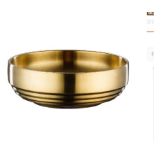 Tigela redonda de aço inoxidável para guardar chaves, pequenos objetos e joias. Ideal para hall de entrada, mesa ou como organizador.