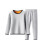 Kids' thermal base layer set gray 12-13 years 1