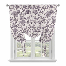 Grape Purple Balloon Curtains Linen Texture 4263 in