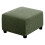 Καλύμματα για Οθωμανικά, Τετράγωνα, σε Χρώμα Army Green, από Ελαστικό Spandex με Ελαστικό 1