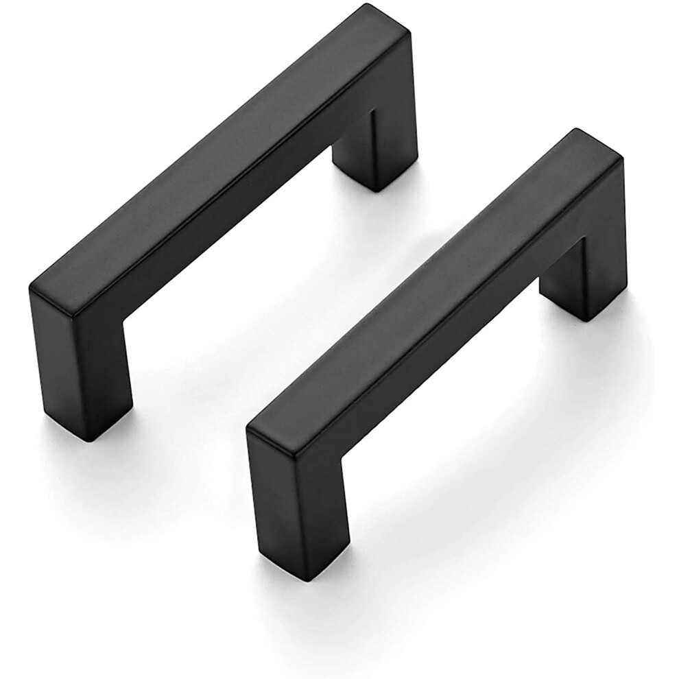 20 Pack 3 Inch Kitchen Square Cabinet Handles Matte Black Cabinet Pulls Black Drawer Pulls Kitchen Cabinet Hardware Kitchen Handles 9193271745990