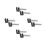 8Pcs Horizontal Hydraulic Jack Pump Core Replacement Metal Accessory 7