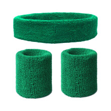 Sweatband Set 1 Headband And 2 Wristbands For Sports & More