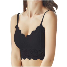 Soutien-gorge oversize en dentelle pour femme, sans bretelles ni armatures, confortable et respirant, sans armatures et sans coutures, idéal au