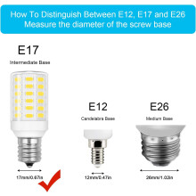 E17 LED Bulb 6W 820LM Daylight White 2 Pack