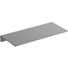 Metal Wall Shelf, Small Floating Shelf Bathroom Wall Shelf, 12" Display Shelves for Wall Storage, Grey