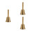 3Pcs Brass Hand Bells Loud Reception Desk Call Bells 9