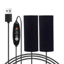 USB Motorcycle Heated Grips Handlebars, 3-speed Adjustable Insulated Warmer Scooter Accessories