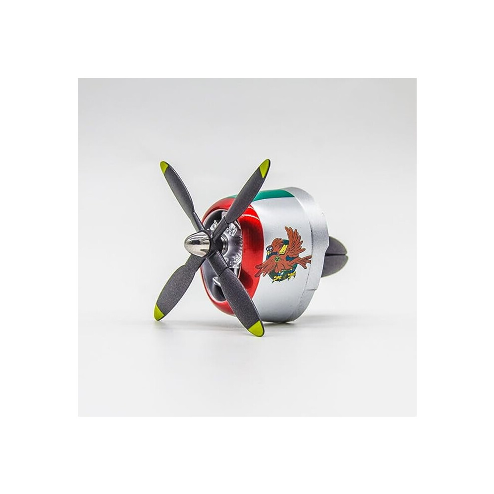 P-47 Fighter Air Vent Ornament With Spinning Propeller 9306268166382