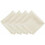Χαρτοπετσέτες Caiden Elegance Damask από ύφασμα (σετ 4 τεμαχίων), 17" x 17", ιβουάρ 1