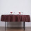 Nappe ronde en polyester marron chocolat 178 cm (70 pouces) 1