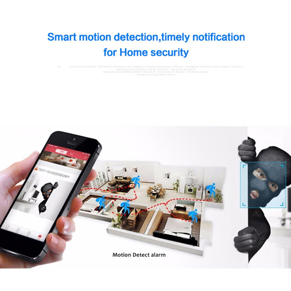 1080P Portable Indoor Ip Camera With Vision & Alarm, Compatible With Eryue Buzhi Huiop 9110895766040