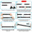Barre de douche extensible avec ressort d'assistance, 3 tailles 5