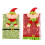 2PCS Christmas Refrigerator Handle Covers Cute Door Handle Gloves Sequin Handle Protector Cartoon for Fridge Microwave 1