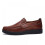 Lätta slip-on loafers i läder för män 4