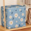 Gray Non-Woven Foldable Storage Bin with Lid and Zipper 6