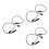 6St Robuuste PVC Dj Lichtkabels Voor Professionele Show Setup 6