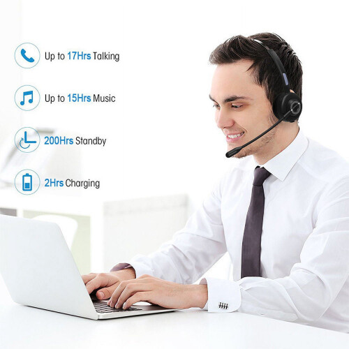Auricolare wireless Bluetooth 5.0 con microfono 1