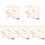 60Pcs Wood DIY Airplane Models Light Yellow Planes for Decor 2