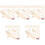 60Pcs Wood DIY Airplane Models Light Yellow Planes for Decor 3