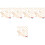 60Pcs Wood DIY Airplane Models Light Yellow Planes for Decor 4