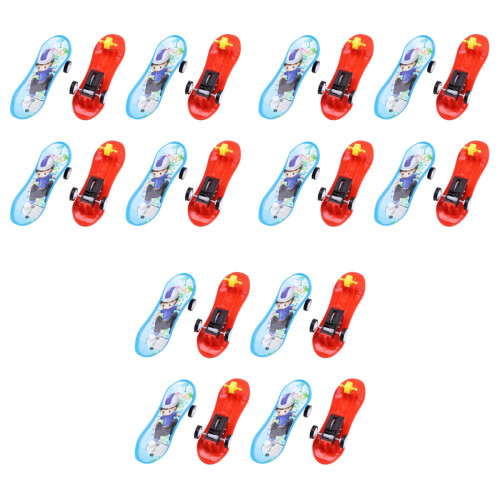 36St Mini Finger Skateboards Voor Kinderen, Pull Back, Assorti Kleur 2