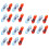 36St Mini Finger Skateboards Voor Kinderen, Pull Back, Assorti Kleur 7